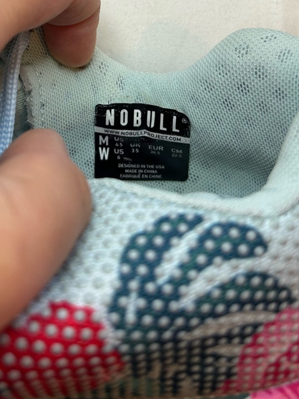 NOBULL Outwork Edge Training Shoes Tropical Sky Women’s Size 6 - Picture 8 of 8